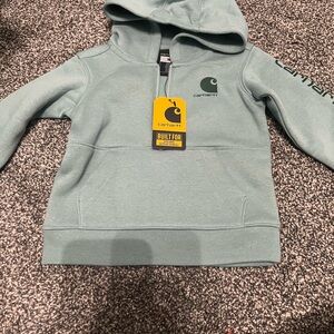 Baby Carhartt Green Pullover Hoodie Sweatshirt 9 month